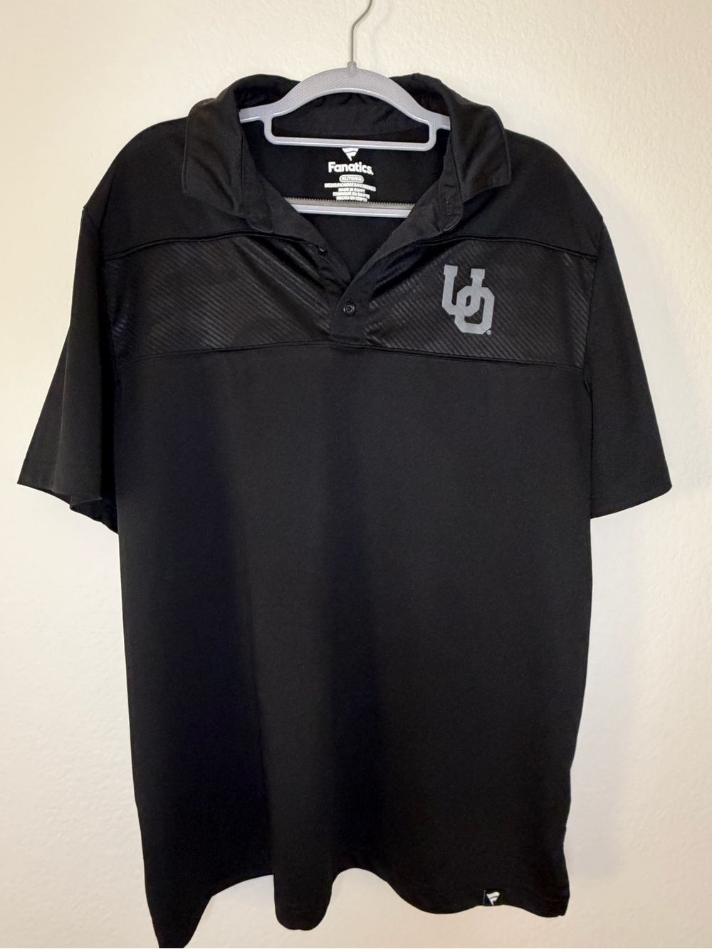 Fanatics Oregon Ducks Men’s XL Black Performance Polo Shirt